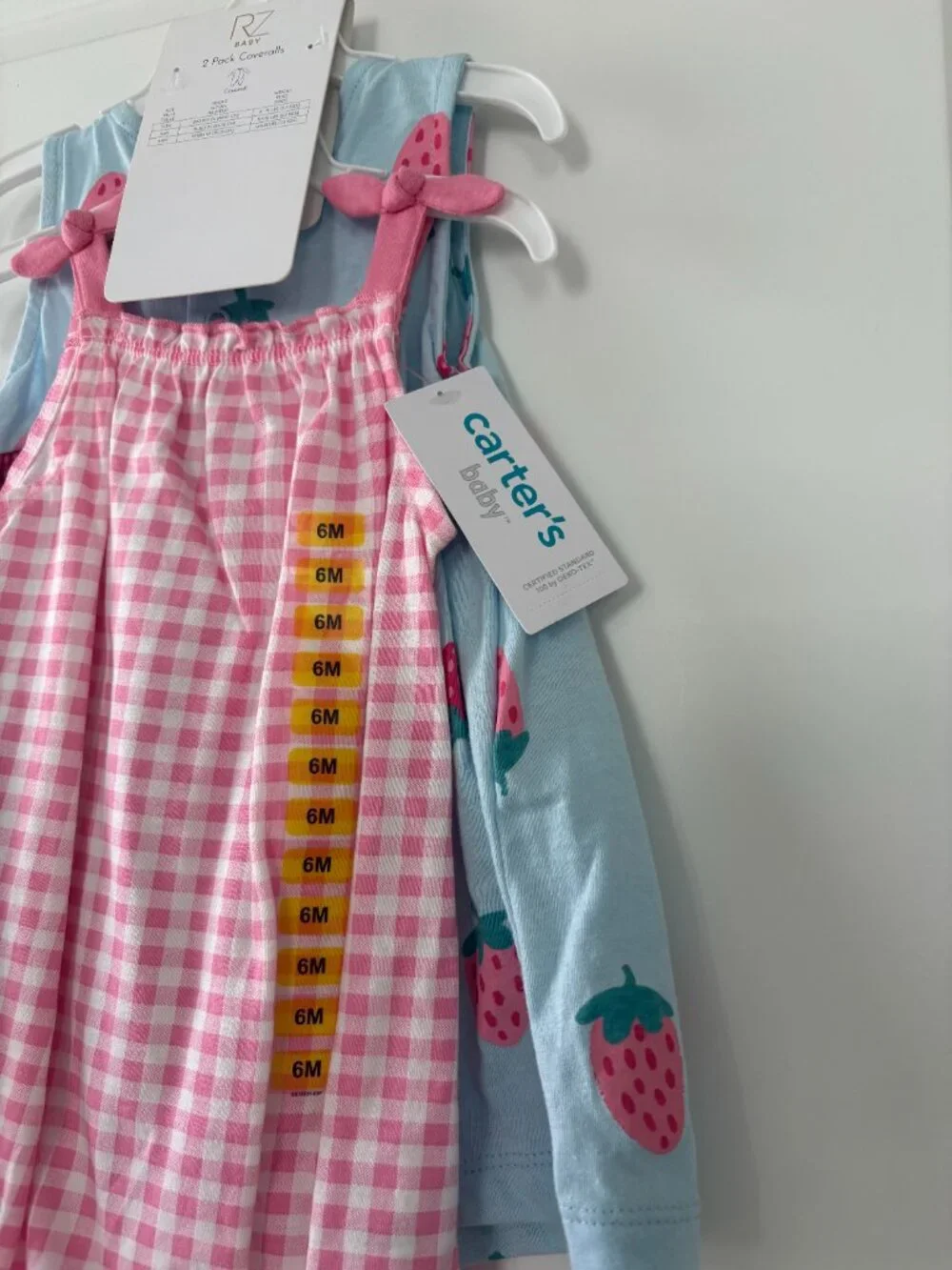 Carter's Baby Girl 2-Pack / 3-Piece Outfit Set Size 6 Months - Picture 3 of 13